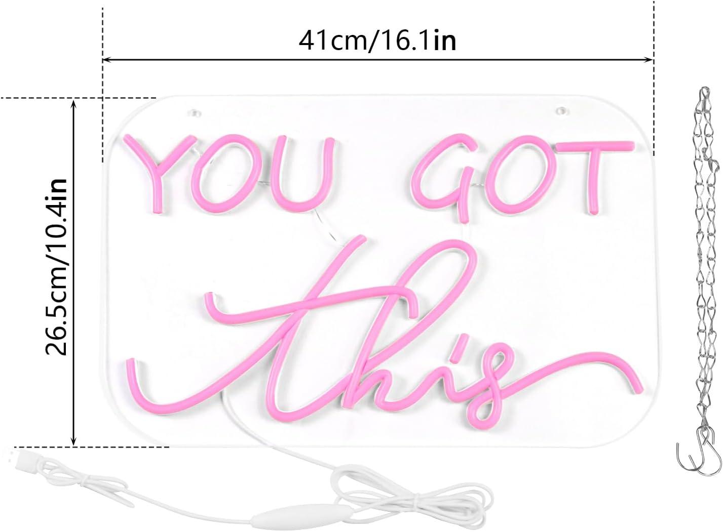 You Got This Neon Sign USB Dim - Home Gym Neon Sign recension och pris
