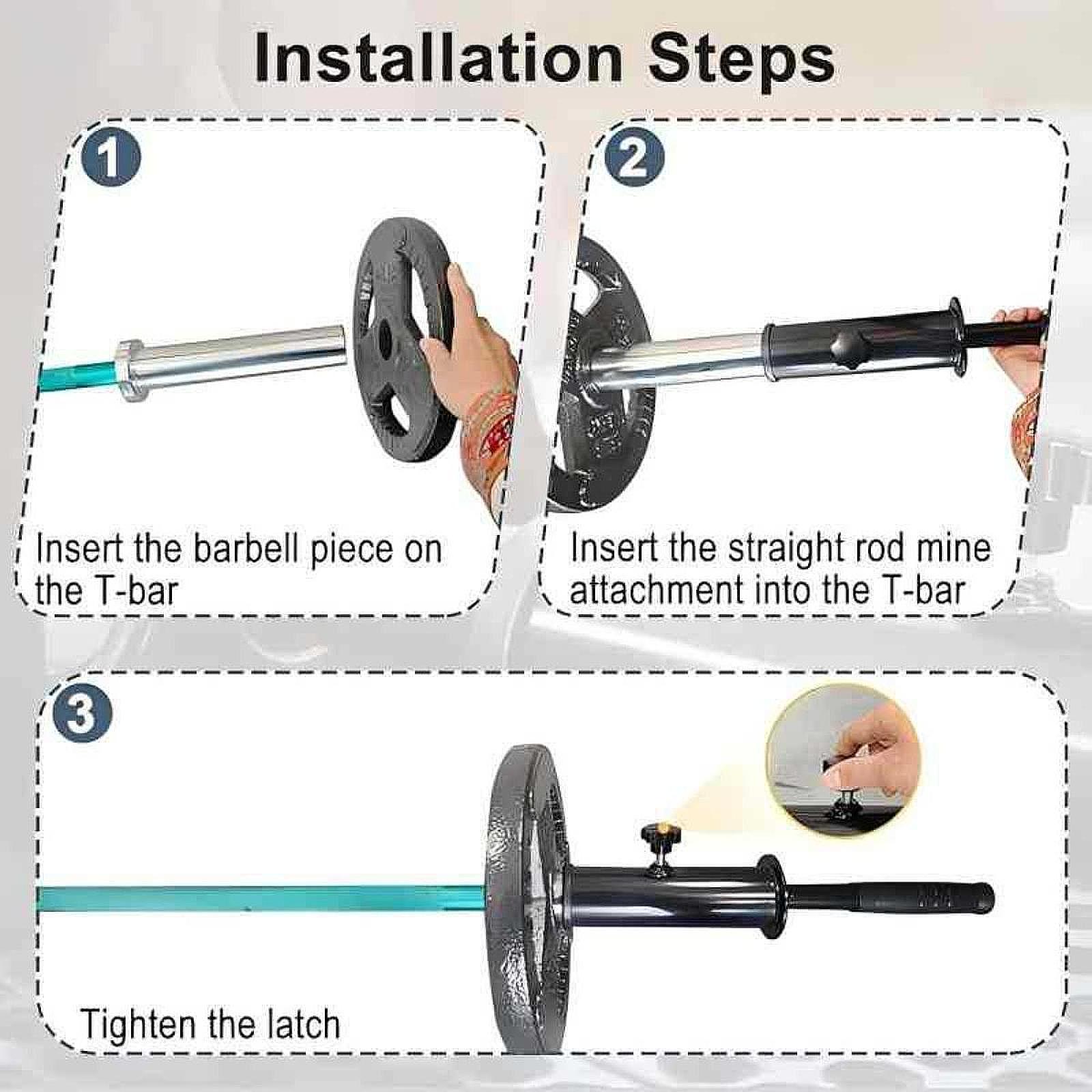 Biceps Barbell Handle Attach M - Home Gym Equipment Set recension och pris