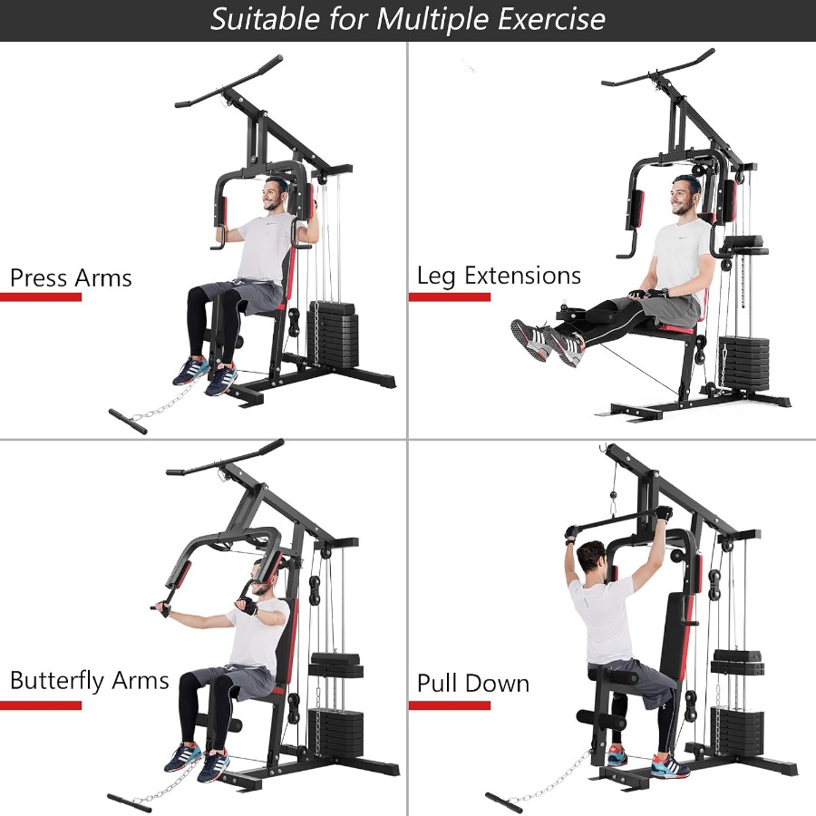 Multifunction Home Gym System, - Leg Home Gym Workout recension och pris