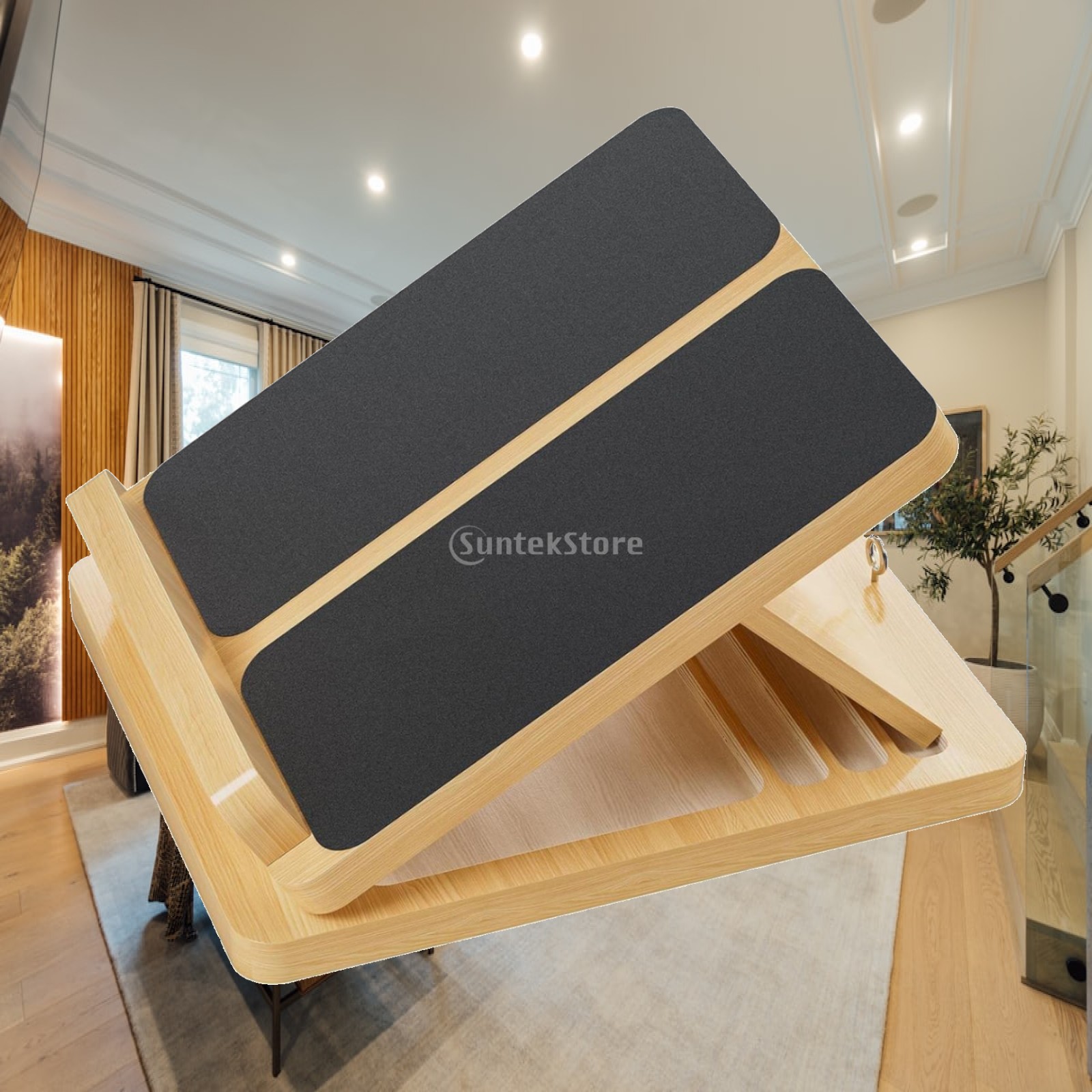 Calf Stretcher Folding Wooden  - Home Gym Portable recension och pris