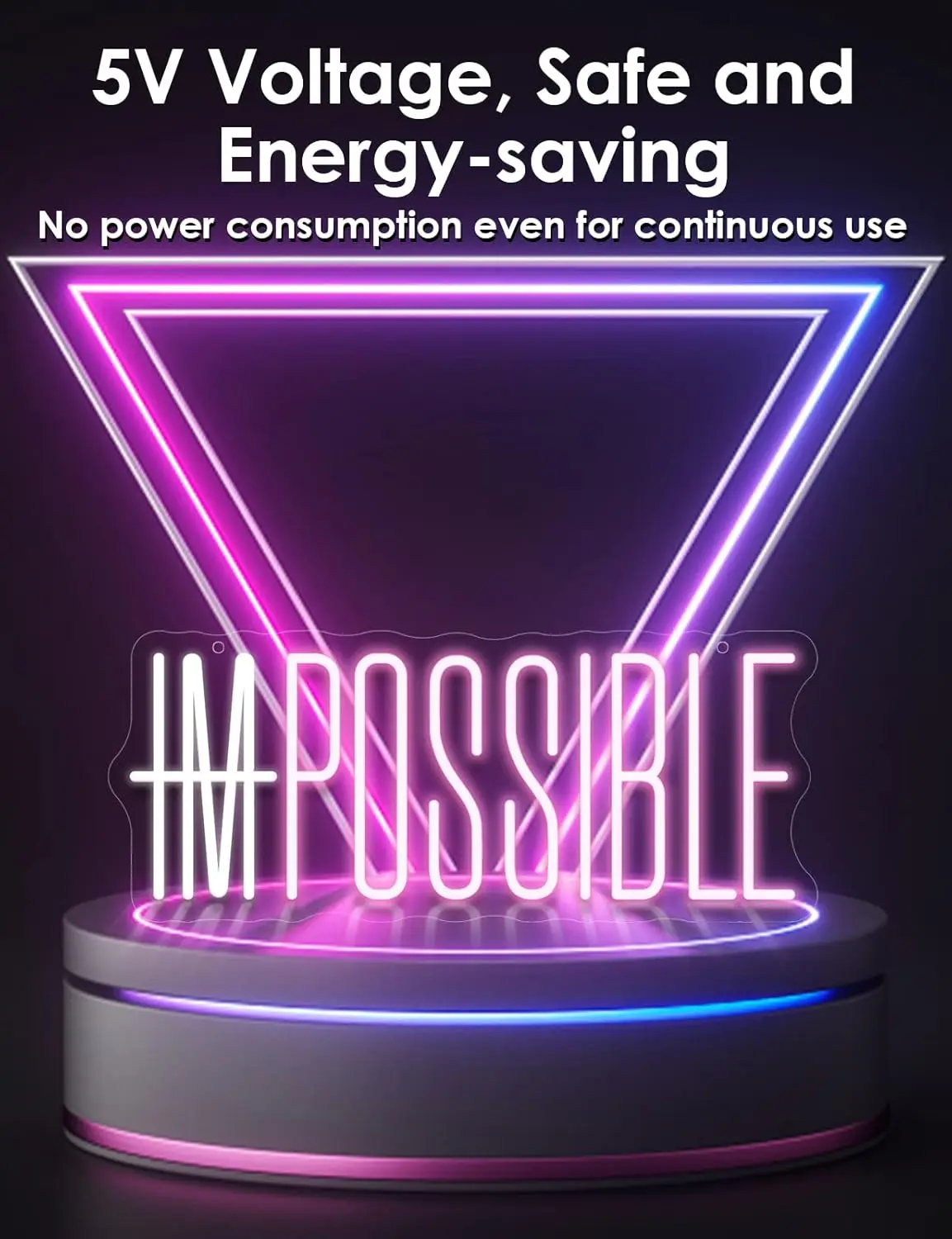 I'm Possible Neon Sign Party D - Home Gym Neon Sign recension och pris