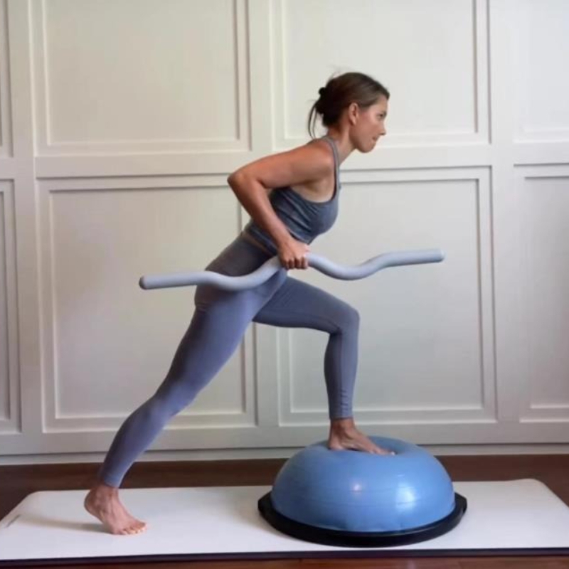 Weighted Pilates Bar with Sili - Home Gym Yoga recension och pris