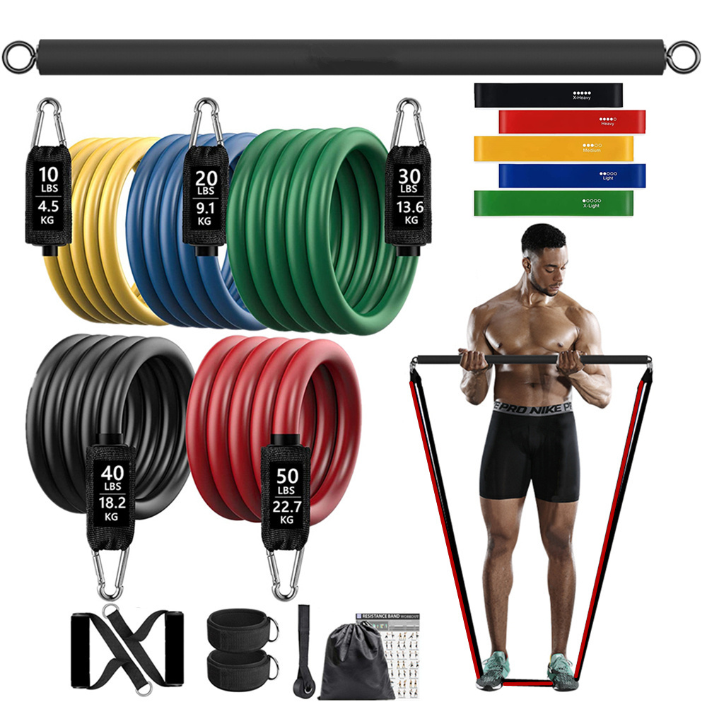 150lb Fitness Booty Resistance - Home Gym Equipment Set recension och pris